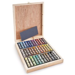 Sennelier Soft Pastels – Professional Artists Pastels – 36 Wooden Box Assorted