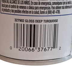 Rustoleum 2X Gloss Paint + Primer Ultra Coverage Deep Turquoise 327902
