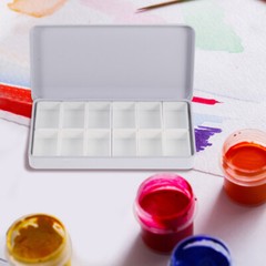 1PC watercolor sketchbook Empty Watercolor Tins Box Palette Paint Case