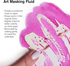 Art Masking Fluid, Yellow, 2.5oz Bottle
