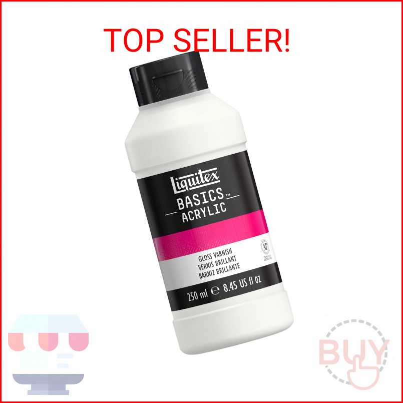 Liquitex BASICS Gloss Varnish, 250ml (8.4oz) Bottle