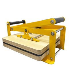 Manual Flat Press Printmaker 15*15in Snow Board, Hemp Rubber Board Press Machine