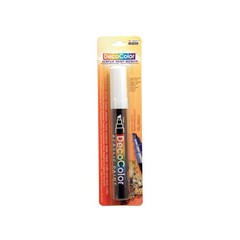 Uchida 315–0 Marvy Deco Color Chisel Tip Acrylic Paint Marker, White