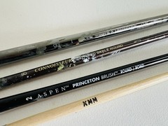 Royal & Langnickel Sable Connoisseur Aspen Princeton Paintbrush Round Lot USED