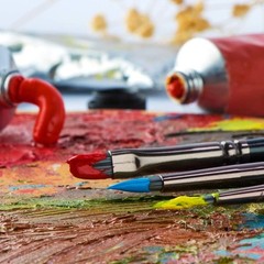 “Set De 12 Pinceles Artista Para Pintura Al Agua Acrilica Gouache Oleo Y Tempera