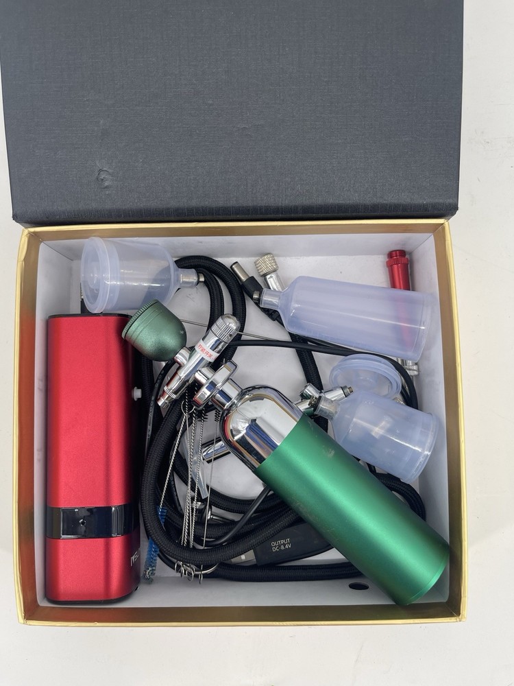 Portable Handhold Cordless Airbrush MakeUp Kit w/Compressor & Airbrush Pen