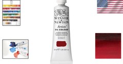 Artists’ Oil Color in Alizarin Crimson 37ml – Perfect for Professional Artistry