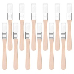 12PCS Paint Brushes,1/2 Inch Flat Small Paint Brush with Wood Handle,Nylon Br…
