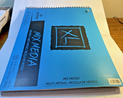 CANSON Mix Media Pad 60 Sheets 14 x 17 98 lb. 160g (Acrylic/Watercolor/Pencil)