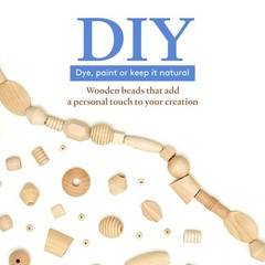 Unfinished Wooden Ball Beads 2″ Diameter, 1/2″ Hole | Woodpeckers