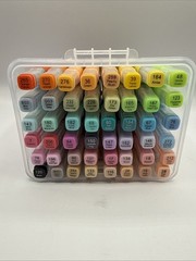 Artist Concepts 48 Pastel Dual-Ended Alcohol Markers Broad Fine Tip