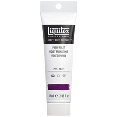 Professional Heavy Body Acrylic Paint 2 oz Tube Prism Violet Color for Art