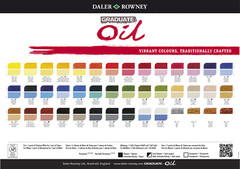 Oil Colors GRADUATE OIL DALER ROWNEY All the Color Folder
