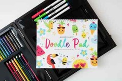Art 101 Budding Artist 33 Piece Doodle and Create Colorable Art Set