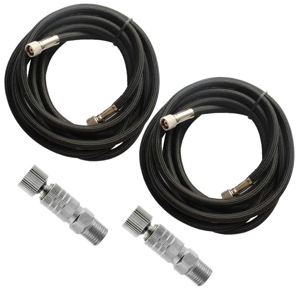 2 Sets of Airbrush 10Ft/3M Nylon Braided Hose with Airbrush Quick Disconnect …