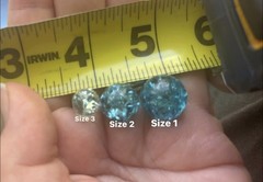 Yellow Cracked Glass Marbles 55 count size 2