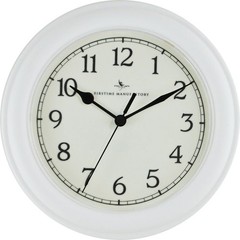 FirsTime & Co. Essential Wall Clock White