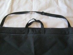 Tram Art Portfolio Bag Artist Storage Case Canvas Zipper Shoulder Strap 24×28″