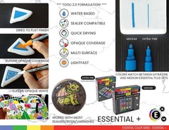 Medium Tip Acrylic Markers for Multi Surfaces