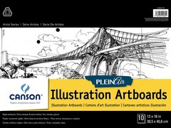 Plein Air Illustration Paper Fold Over Art Board 12×16 Inch 10 Sheets
