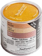 PanPastel Artist Pastels by GOLDEN, Metallics Set, 3 8 Piece Multi