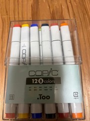COPIC 12 Color B Marker Set Classic Basic