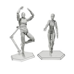 Artists Manikin Art Mannequin Figures Supplies Drawing Gray Colored Version
