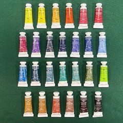 Grumbacher Finest Watercolor Paints, Professional Grade, 26 Colors, 14 ml Tubes