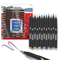 Sharpie Creative Markers, Earth Tones, Water-Based Acrylic Markers, Brush Tip…