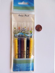 RSET-Q Royal Ellies Love Mini Short Handle Brush Set – Golden Taklon Artist