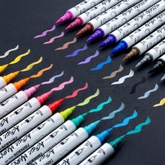 Artistic Freedom: 24-Color Dual-Tip Acrylic Marker Set for Endless Creativity