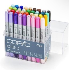 Copic Ciao Sketch Marker 36 Color Set “A” Artist Markers JAPAN BRAND NEW