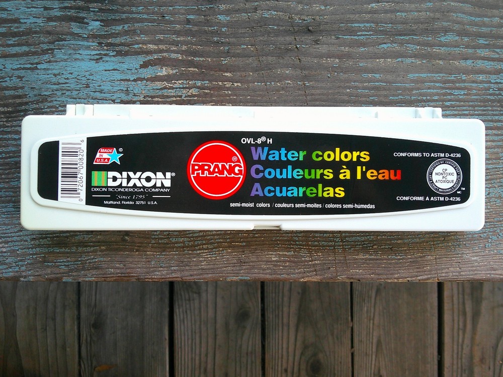 Dixon Prang Semi-Moist OVL-8 Water Color Set