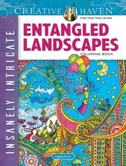 Creative Haven Insanely Intricate Entangled Landscapes Coloring Book (Adult…