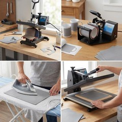 3Pack 4X 8″ Heat Press Mat Silicone Heat-Resistant Easy Press Cover Pad Washable