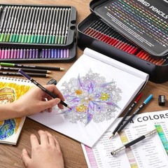 174 Colored Pencils for Adults, Soft Core Coloring Pencils Set with 174 Colors