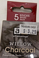Art Advantage Willow Charcoal – 9ea Thick sticks – 4es Assorted sticks – 1ea Med