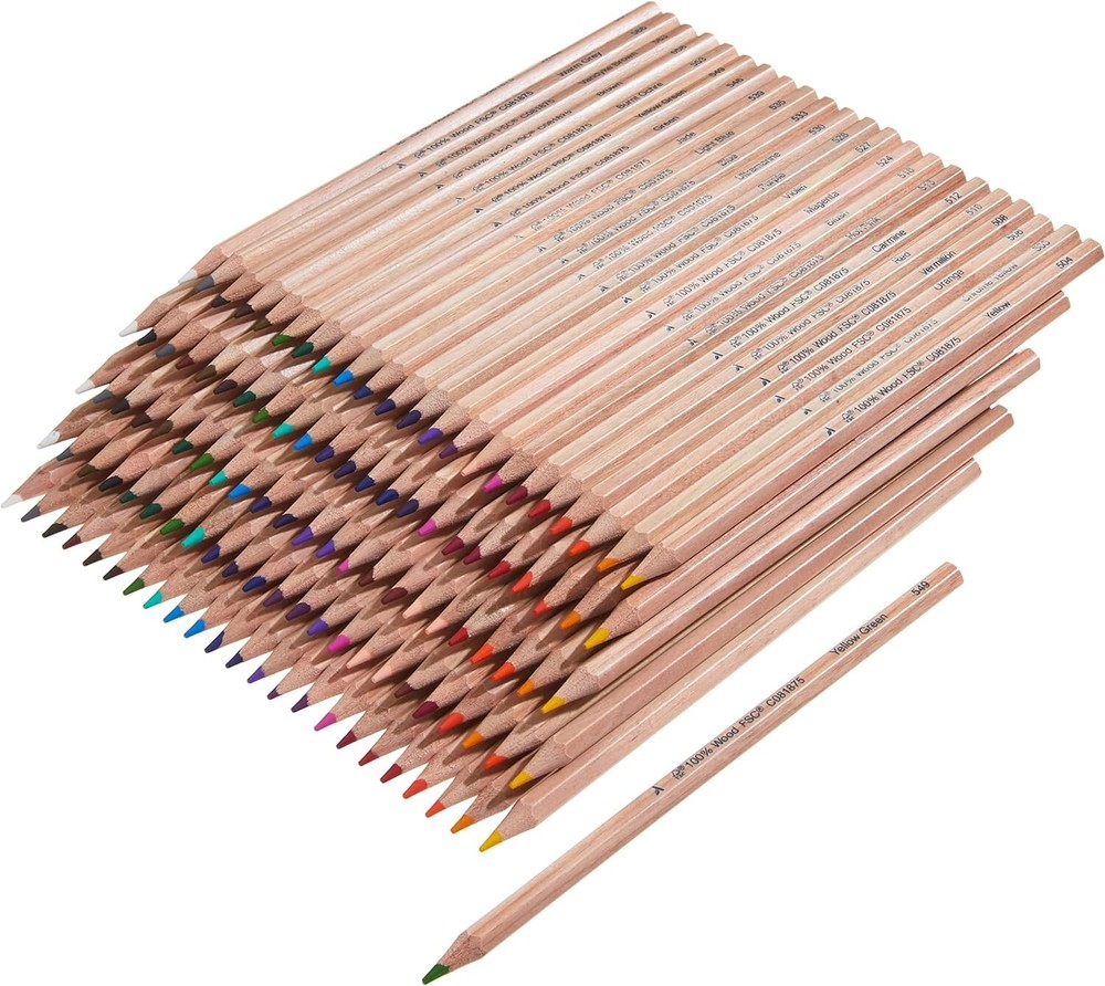 Colored Pencils, Pre-Sharpened, 120 pack (24 colors, 5 each), Multicolor