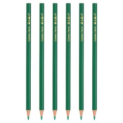 PATIKIL Green Colored Pencils Set,6 Pcs Oil Color Pencils Wooden Coloring Dra…