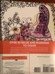 2~ Creative Haven Coloring Books Textiles & Belles~Blossoms