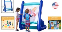 Creative Kids Inflatable Easel with Paints – Perfect for Artistic Expression