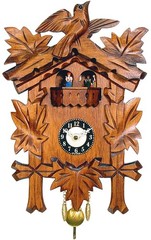 Engstler Battery-operated Clock – Mini Size with Music/Chimes – 9.75″H