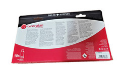 Daler Rowney Georgian Oil Studio Set 10x38ml High Quality Pigments Low Odour