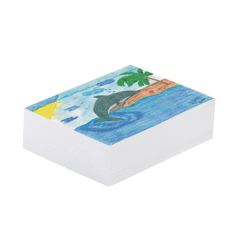 ® Plain Newsprint, 8 1/2″ x 11″, Ream Of 500 Sheets