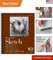 400 Series Sketch Pad, 9×12 inch, 100 Sheets – Artist Sketchbook for Drawing,…