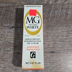 Grumbacher MG Quick Drying Oil Paint, 150ml/5.07 Oz Underpainting Titanium White