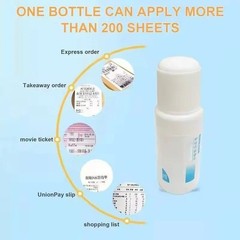 Thermal Paper Correction Fluid Eraser Fast Dry Identity Protection SecurityGuard