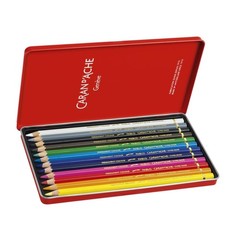 Caran D’ache 12 Color Pablo Set Colored Pencils 666.312 Professional Art