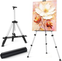 66″ Portable Easel Tripod Art Painting Stand Display Drawing Holder Adjustable