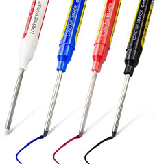 4Pcs Long Nib Deep Hole Marker Pen – 45Mm Extra-Length Tip for Precise Marking,